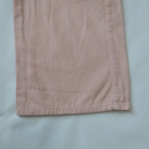 NA-KD Wide Leg Tan Pleated Front High Waisted Cargo Style Pants Women's Size 36 - Picture 10 of 12